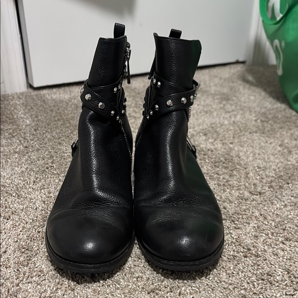 Michael Kors Preston Black Leather Ankle Boot - Picture 9 of 9